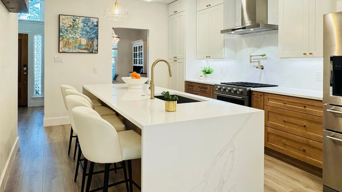 Austin custom kitchen remodel with modern cabinetry and designer finishes