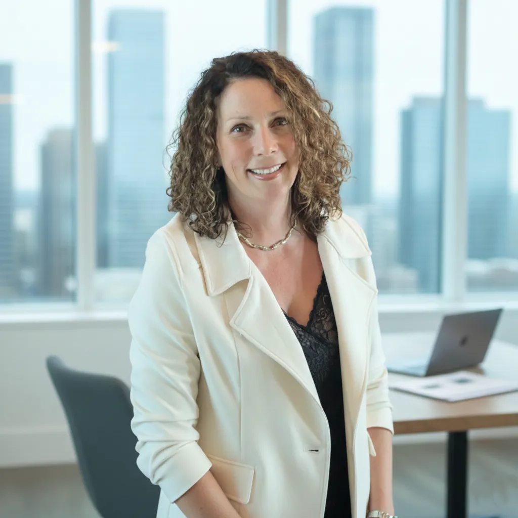 Portrait of U.S.-based mortgage advisor Suzanne Buchanan