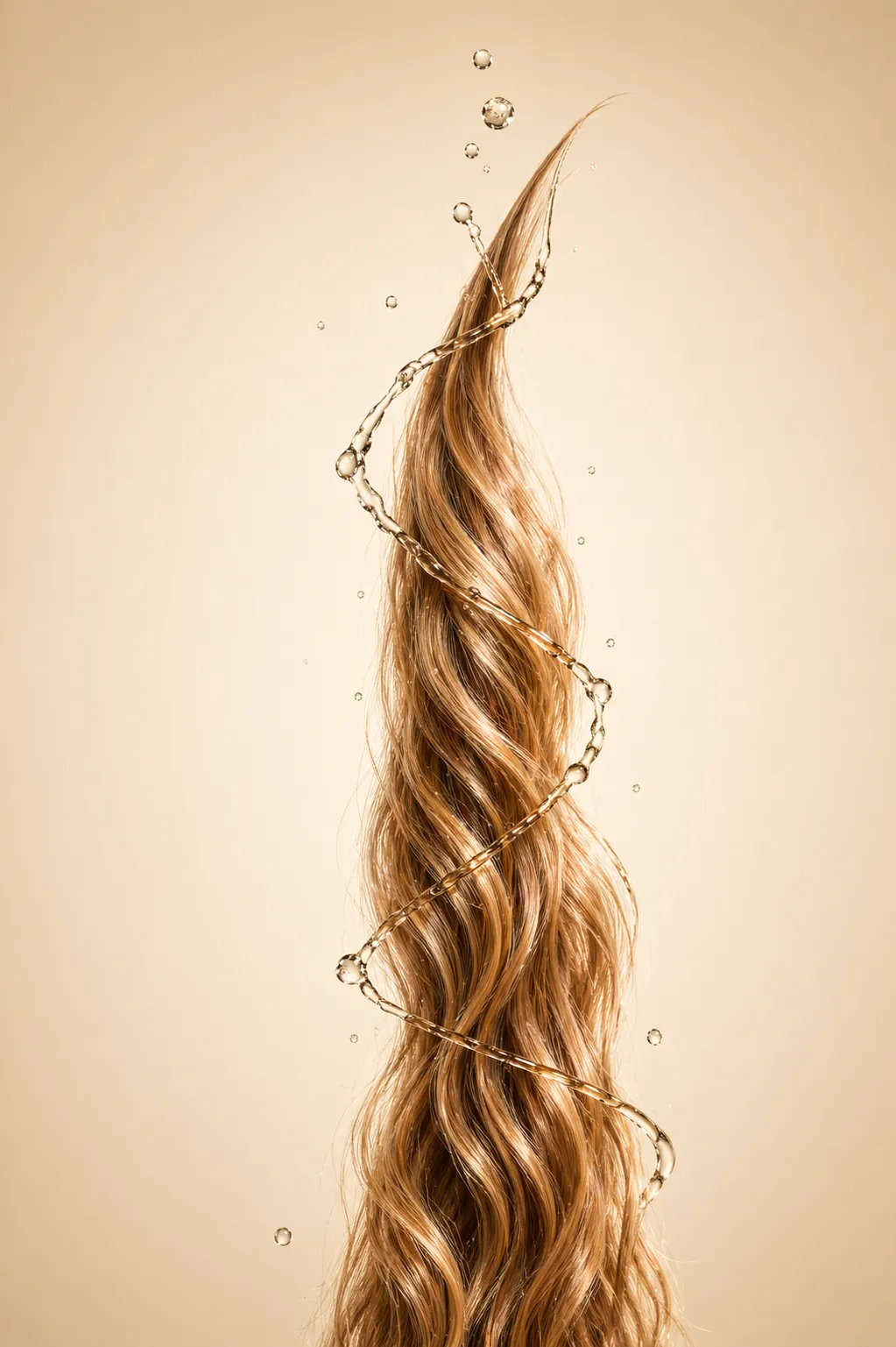 Woman transitioning to natural hair through the detox ritual