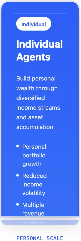 Image depicting real estate agents accessing multiple income streams through creative financing, partnerships, and recurring revenue.