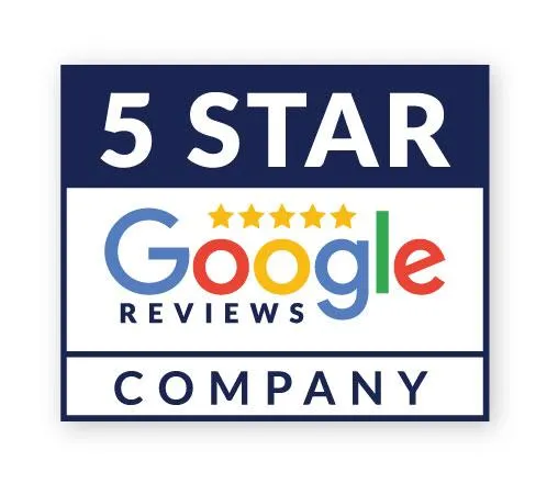 image showing 5 stars on google