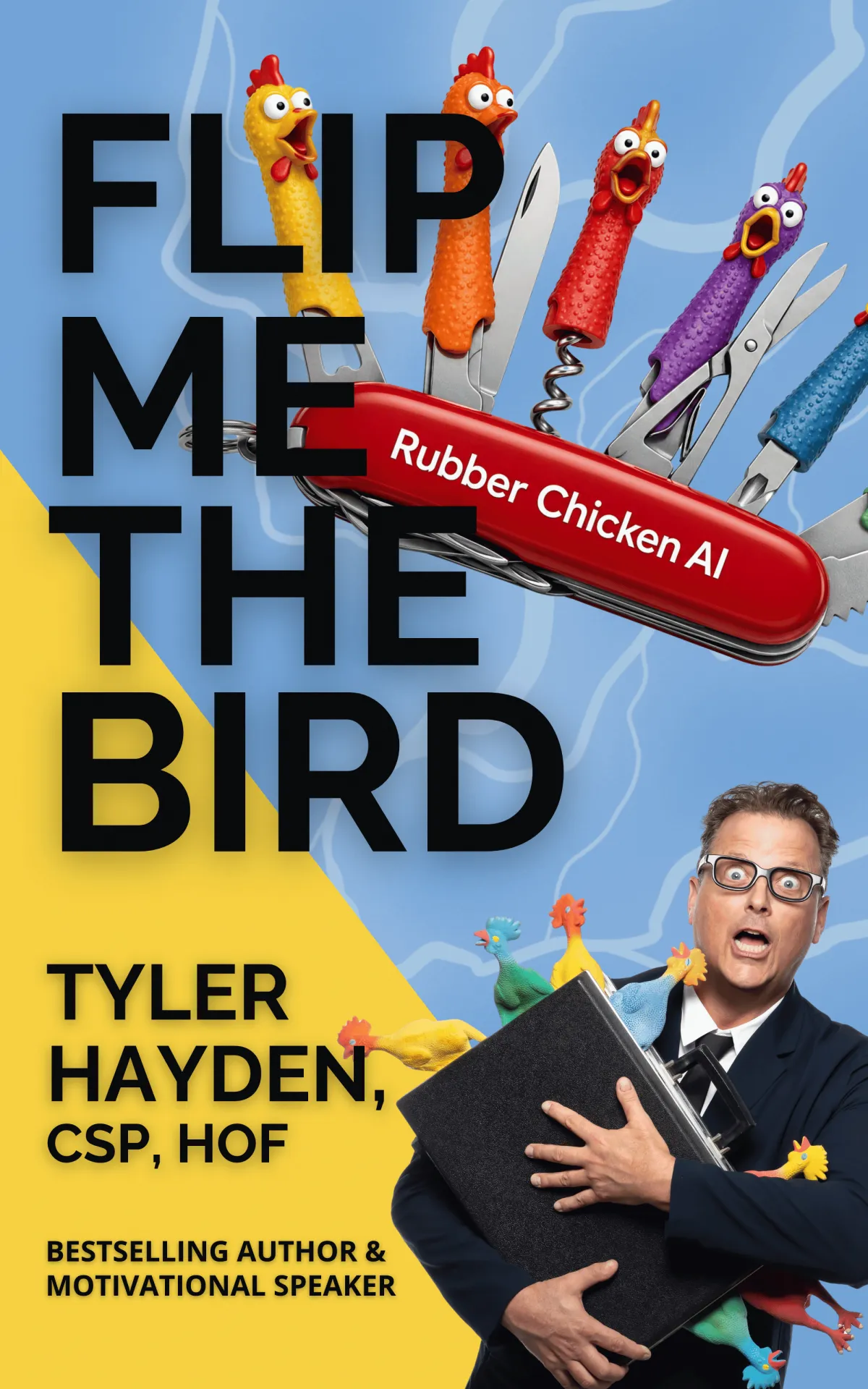 Motivational Speaker Tyler Hayden Keynote - Flip me the Bird a keynote on AI that focuses on our custom AI that helps managers build better teams