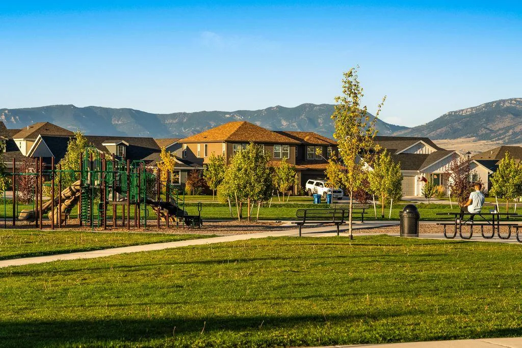 Deck construction in Prescott Ranch neighborhood Belgrade