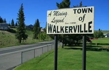 Engineered hillside deck structure built in Walkerville Butte MT