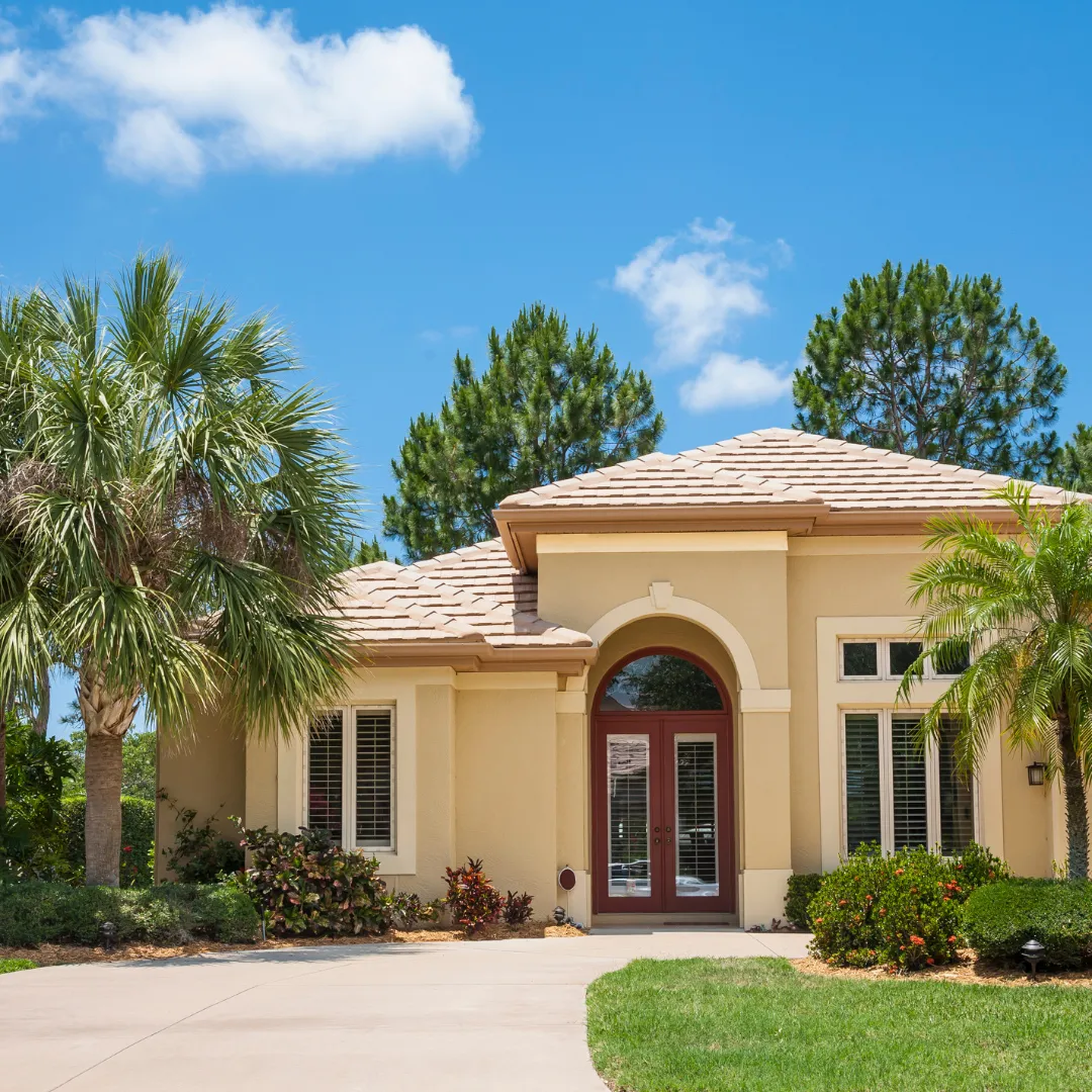 Florida house with stucco