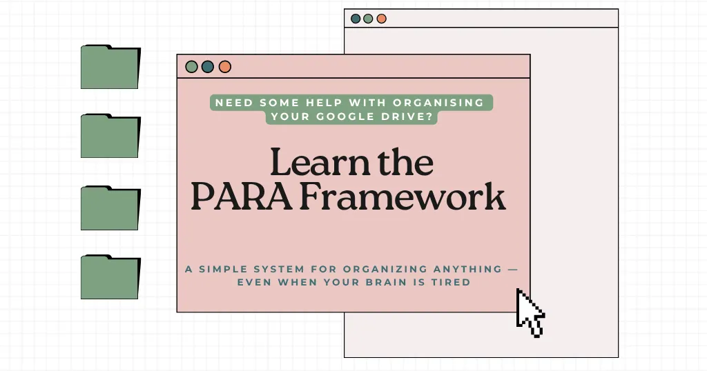 How to Organise Your Google Drive with the PARA Framework