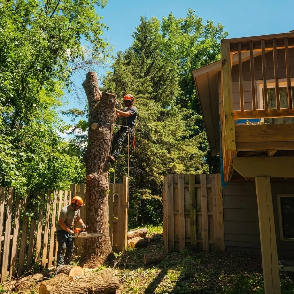 Tree Trimming in Maple Grove