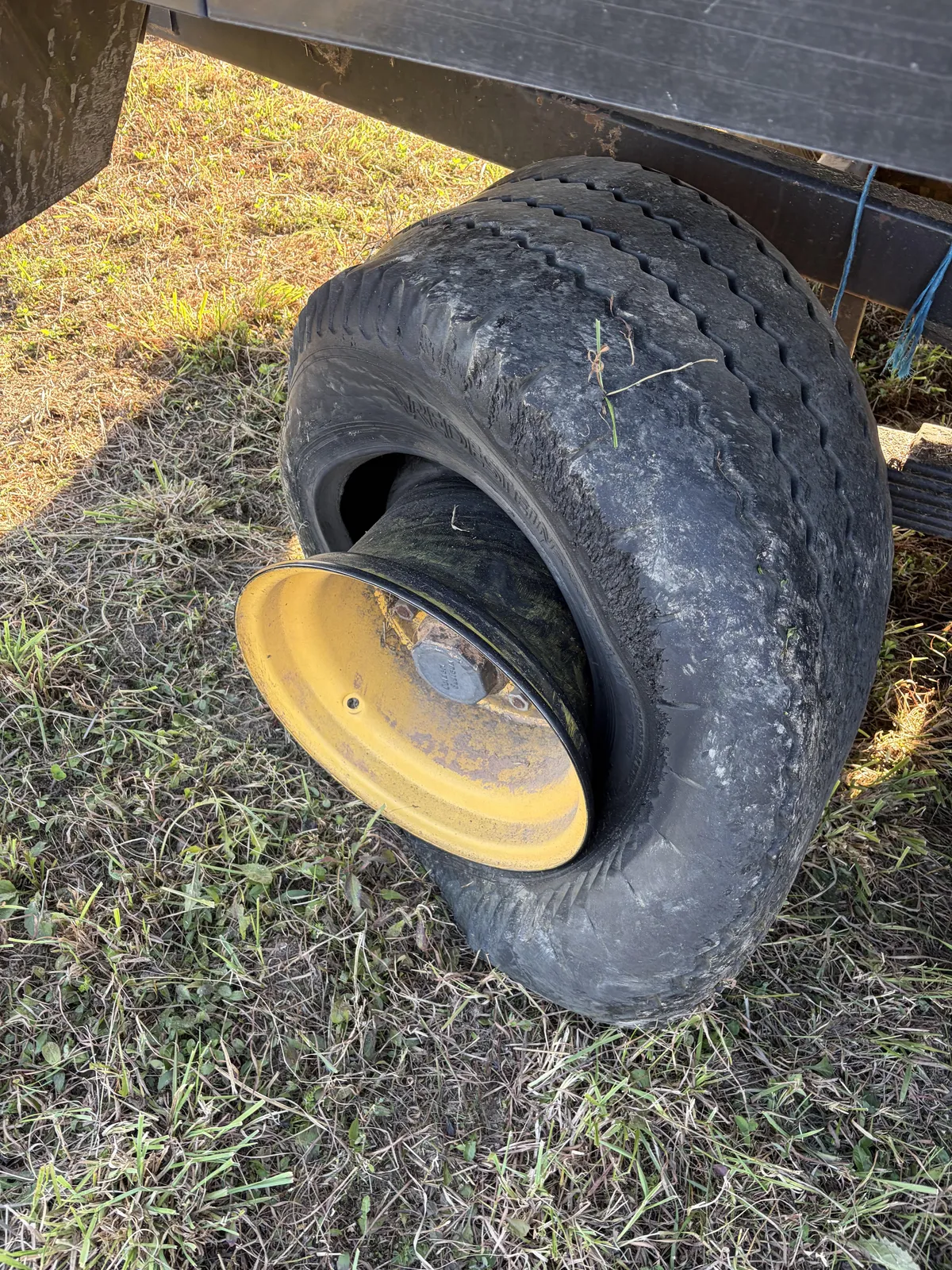Tire on Large Square Baler