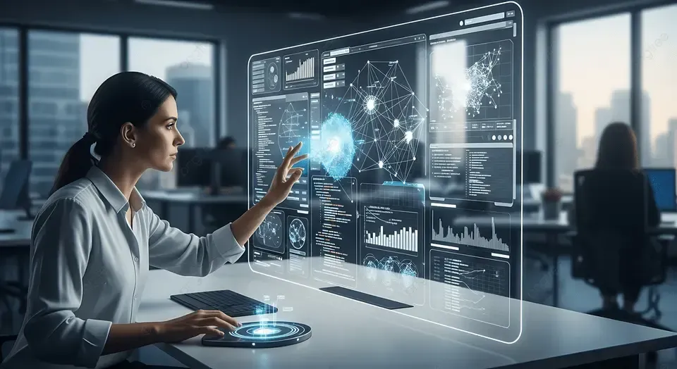 A close up of a blue and pink object on a table