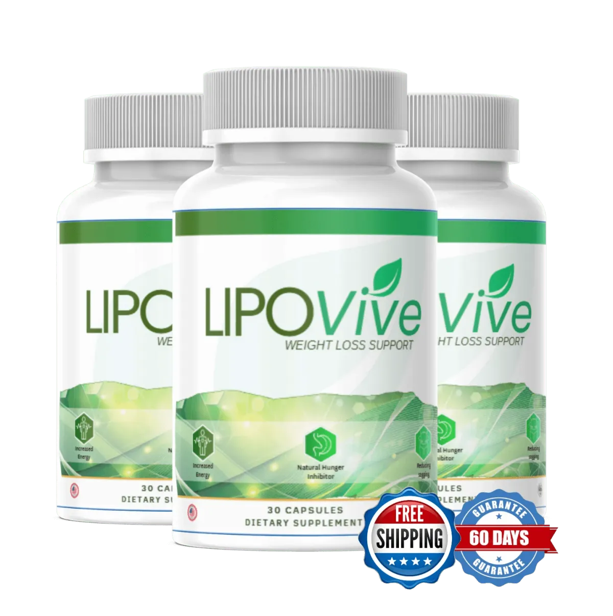 Lipovive 3 bottles