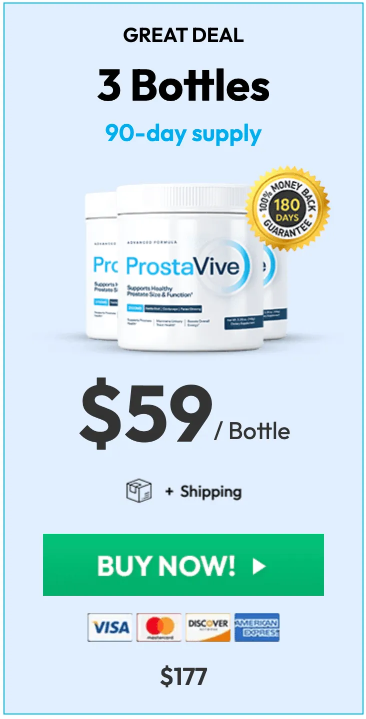 ProsraVive 3 bottles