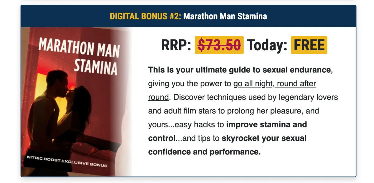 Marathon Man Stamina