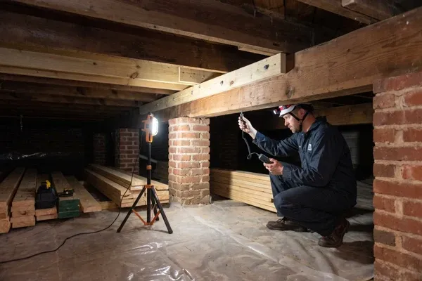 Crawl Space Structural Repair in Fairfax, VA -- BOZ Engineering Group