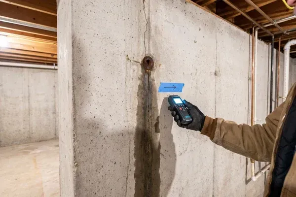 Basement Leak Assessment in Fairfax, VA -- BOZ Engineering Group