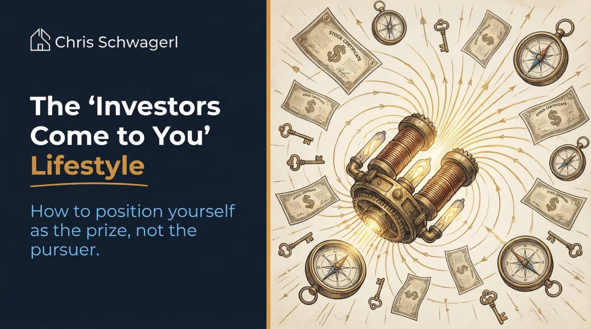 The ‘Investors Come to You’ Lifestyle