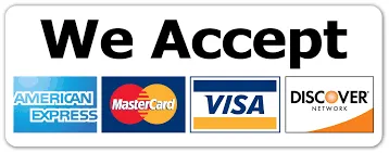 credit cards accepted