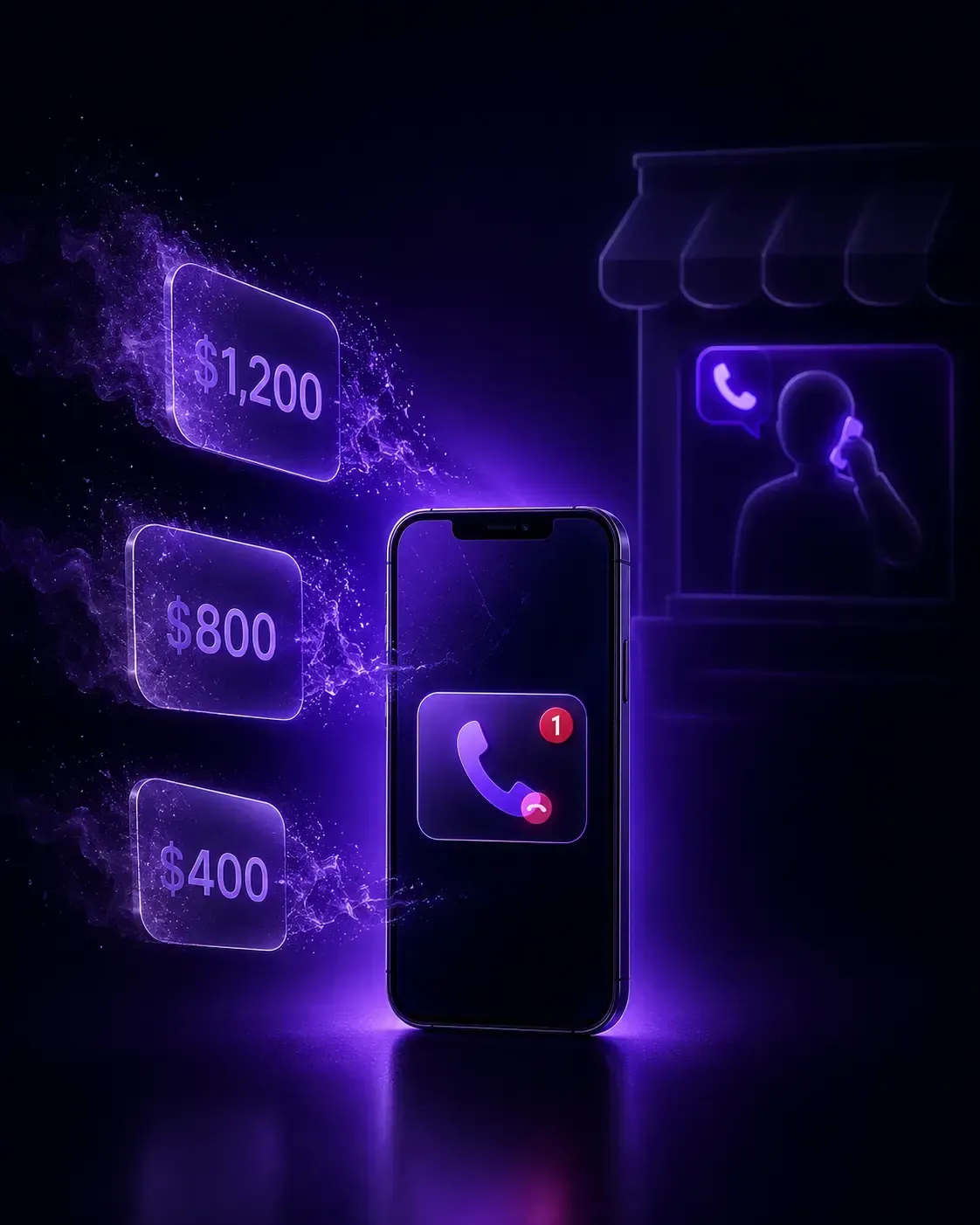 Missed calls draining revenue from a service business phone