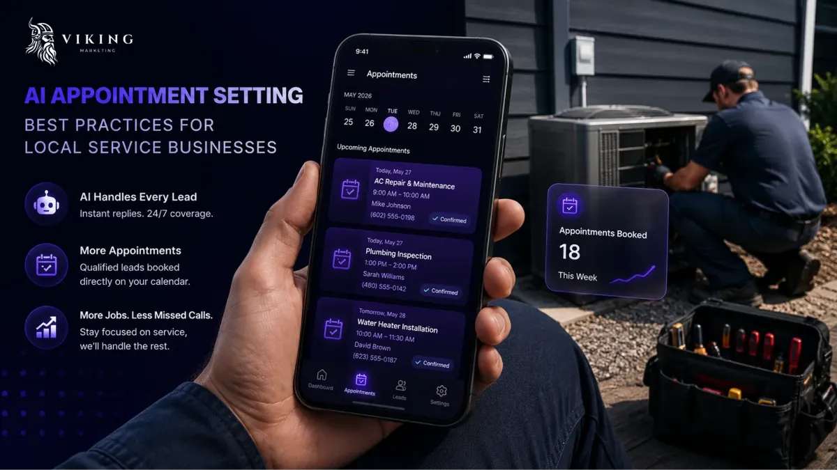ai appointment setting best practices for local service businesses