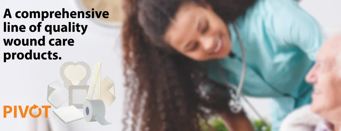 Isolated wound dressing product (single sterile dressing) photographed on pure transparent background, studio lighting, crisp edges, shadow removed, product centered and fully visible, minimal reflections, photorealistic product shot for hero usage.