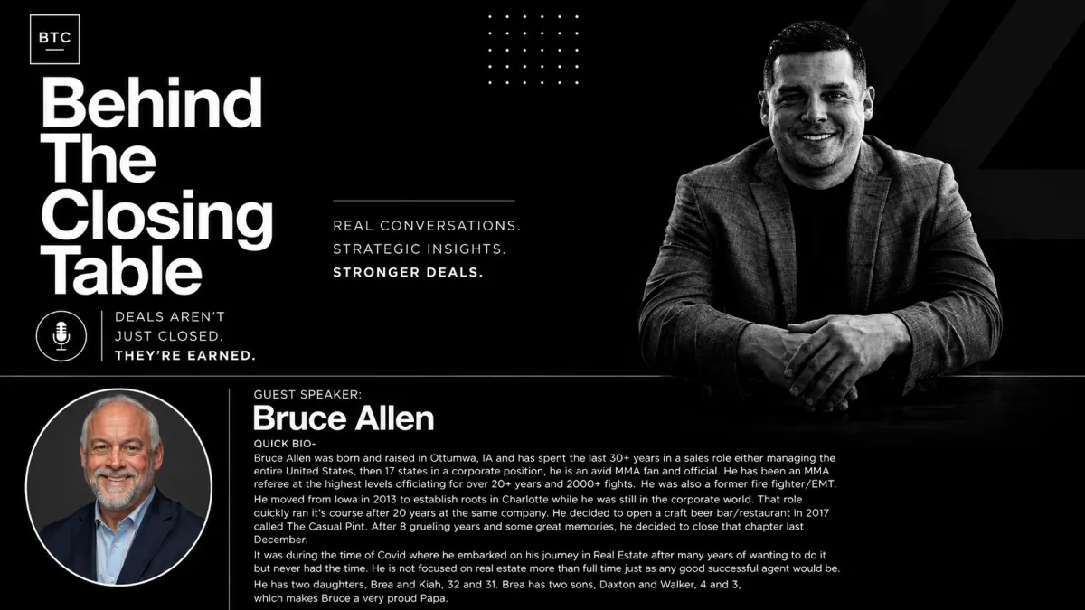Behind the Closing Table With Bruce Allen: UFC Ref Craft Beer Veteran and Straight Shooting Realtor