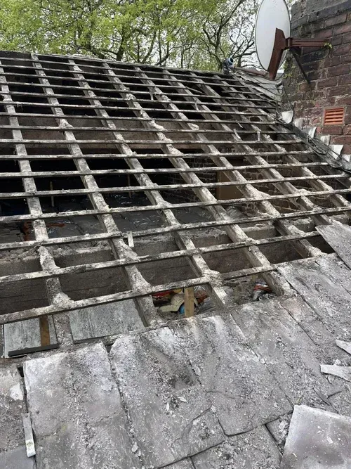 Roof leak detection and storm damage repair