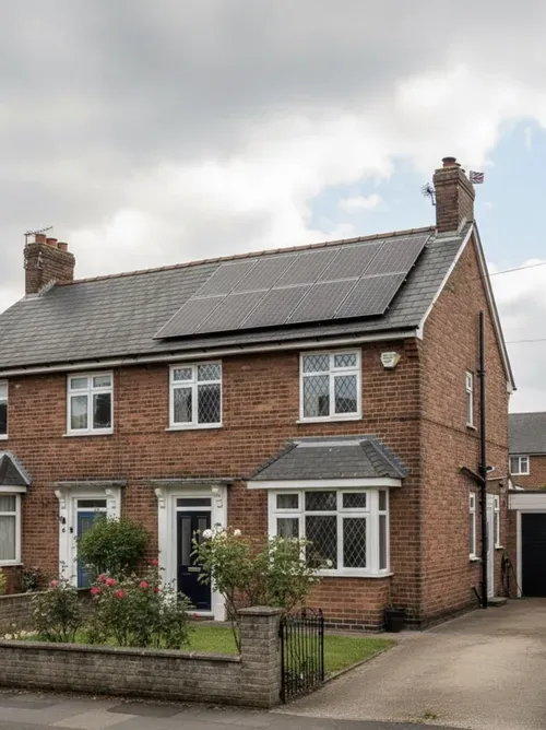 Solar panel installation