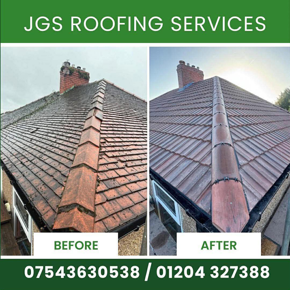 Modern ridge tile replacement repair
