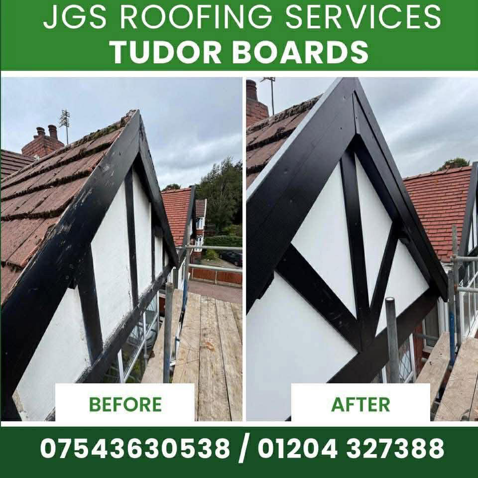 Tudor boards repair before and after