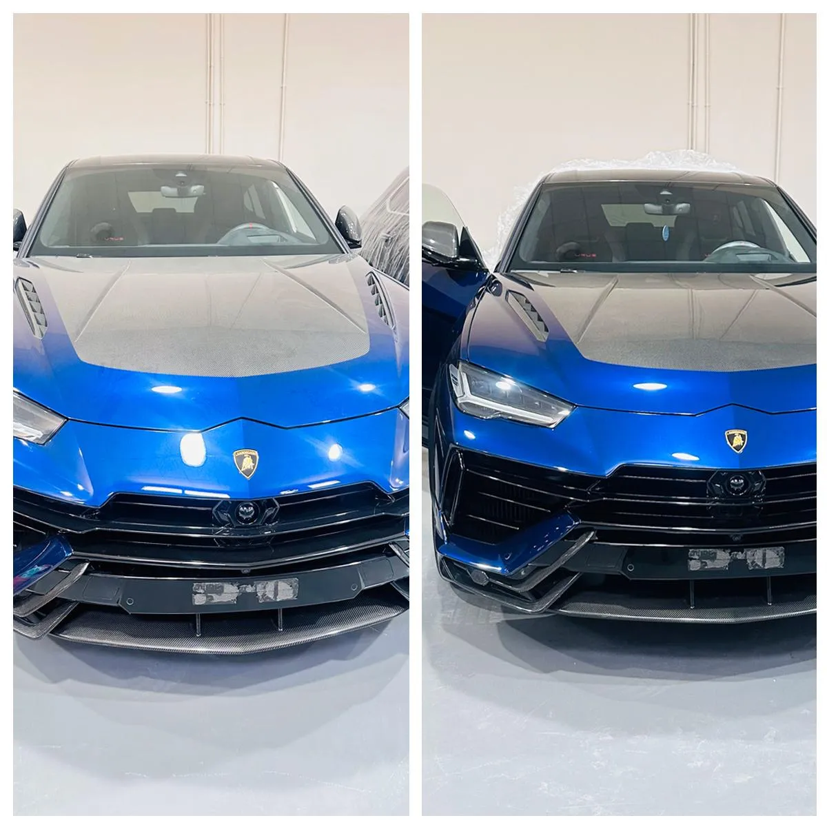 Urus before and after