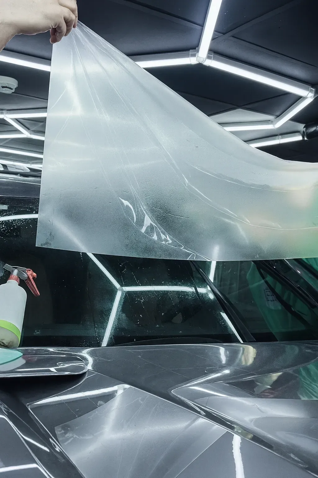 Mercedes PPF installed