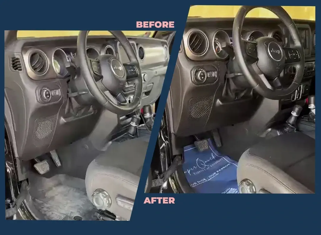 SuperQuick Detailers Seat Cleaning