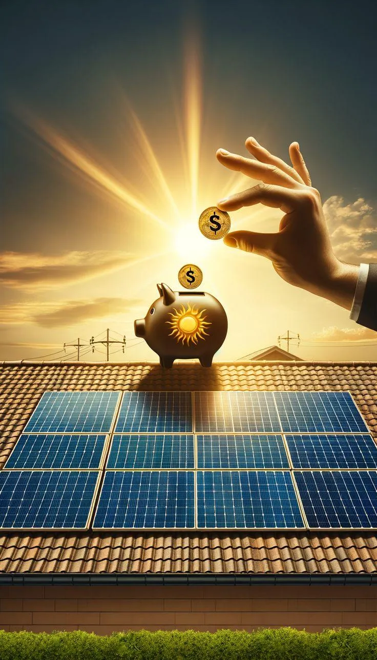 a person working on a solar panel