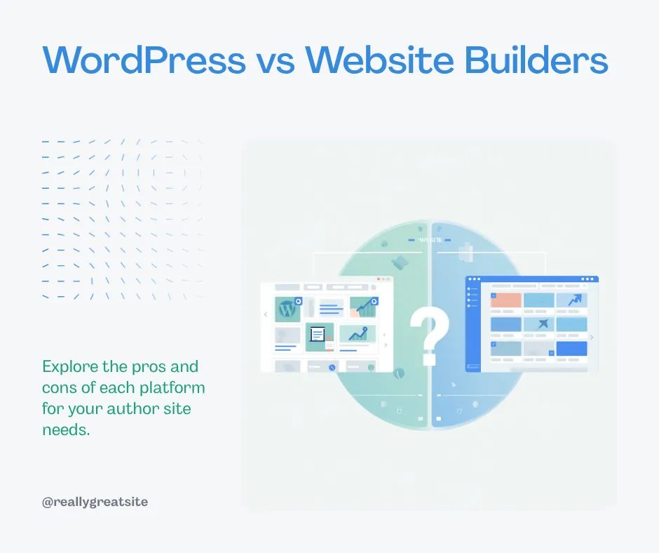 WordPress vs Website Builders: Which Is Right for Your Author Site?