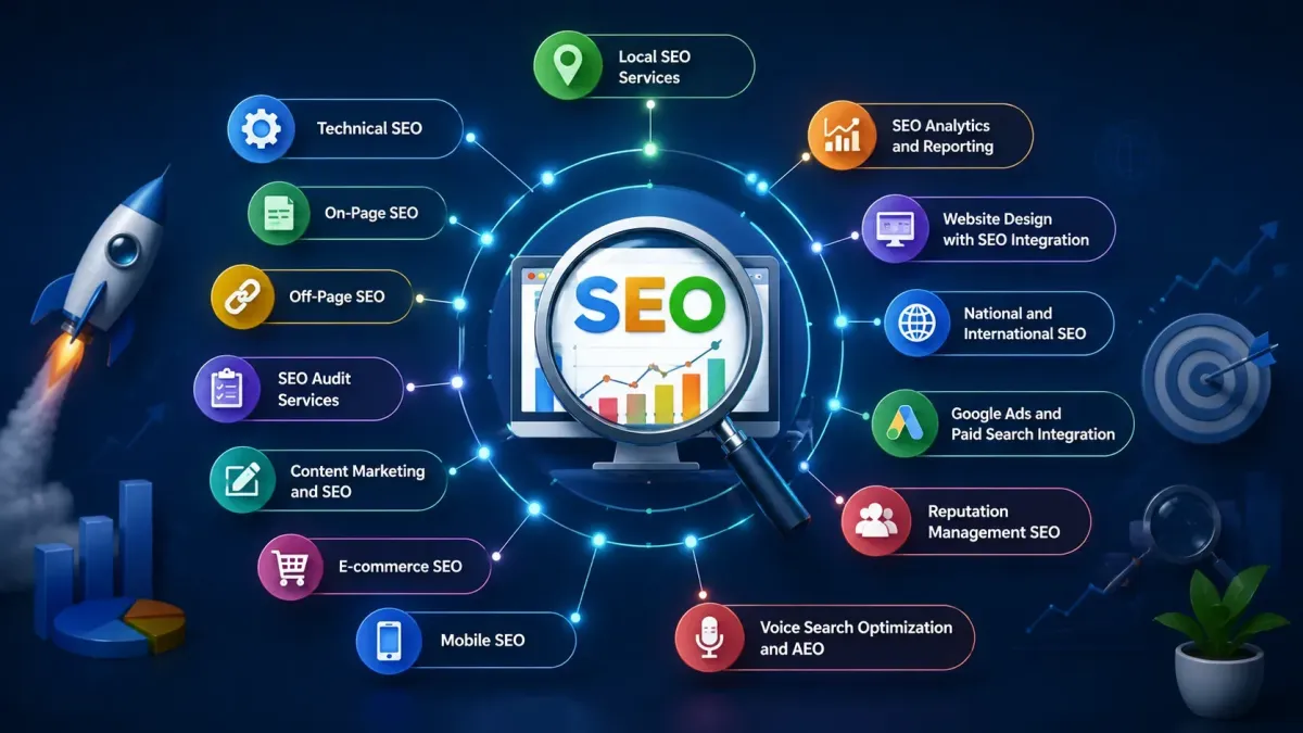 14 Popular Types of SEO Digital Marketing Services and Their Deliverables