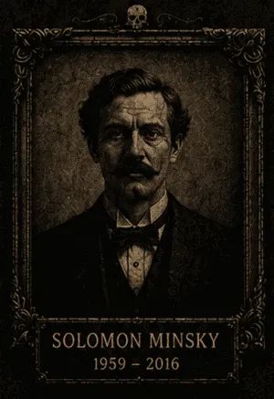 Framed portrait of Solomon Minsky, 1972 to 2016