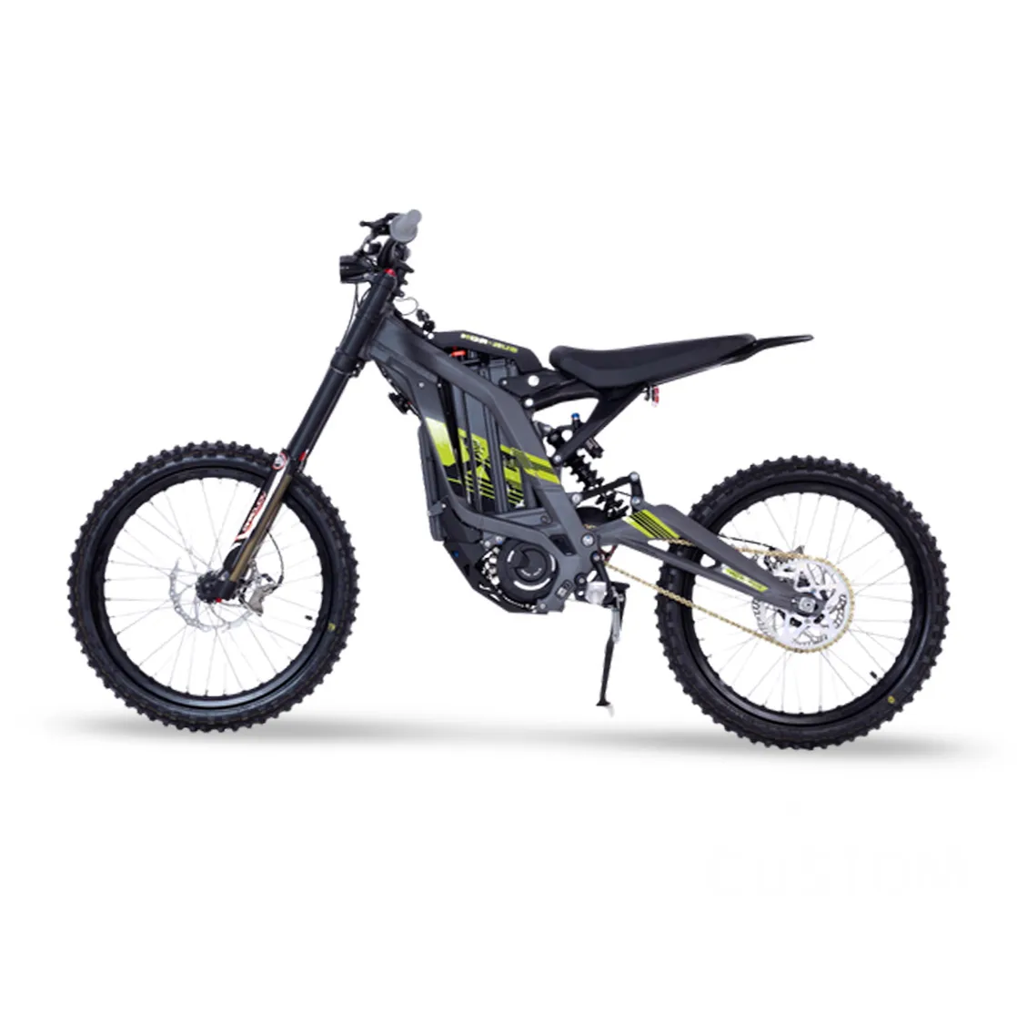 Image of Black & White electric dirt bike - register dirt bike online