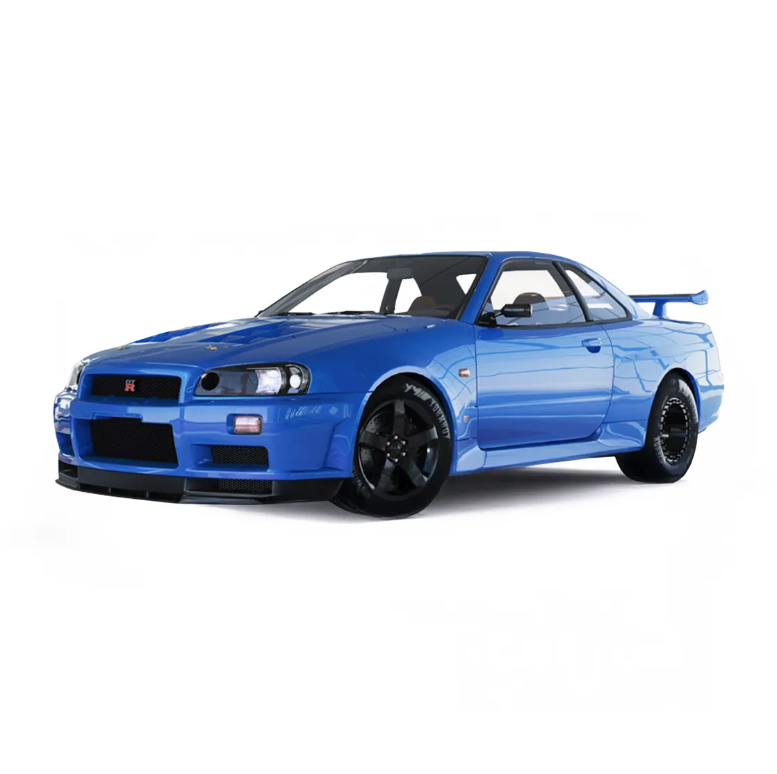 Image of Blue Import Sports Car (Imported Vehicle Registration)