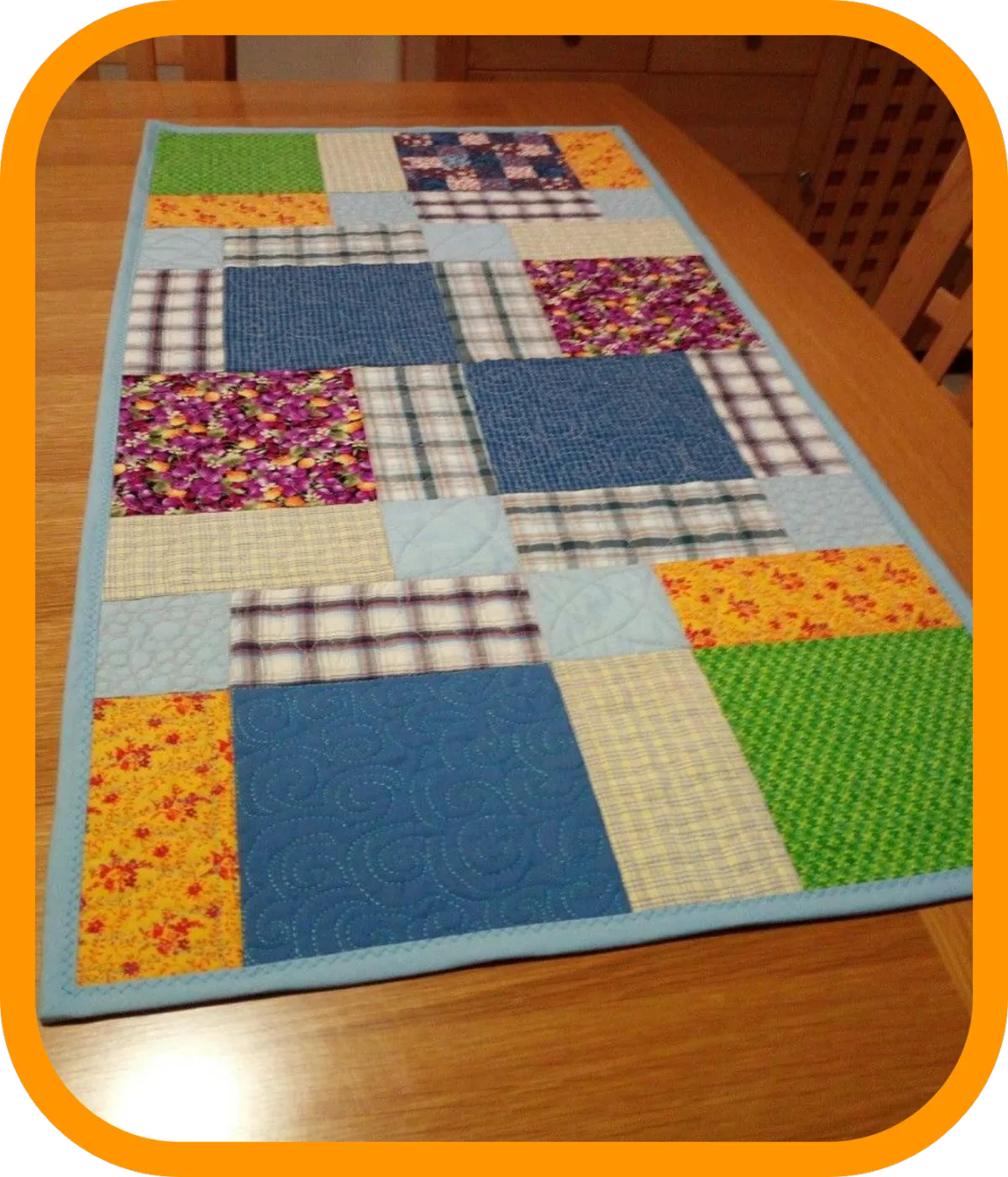 Patchwork de cuadros de diferentes tamaños