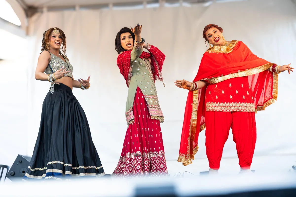 A bollywood performance at Vancouver Pride