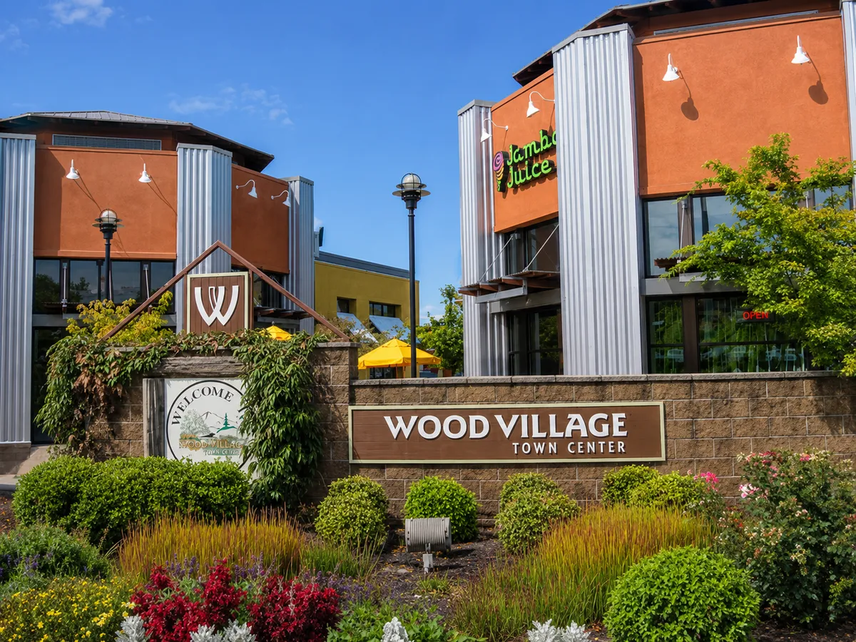 Wood Village Town Center in Wood Village, Oregon