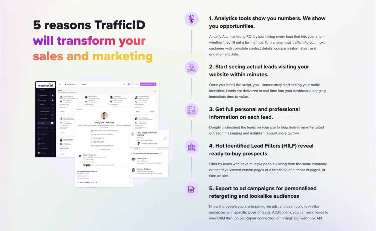 wysmart.ai free leads for small businesses