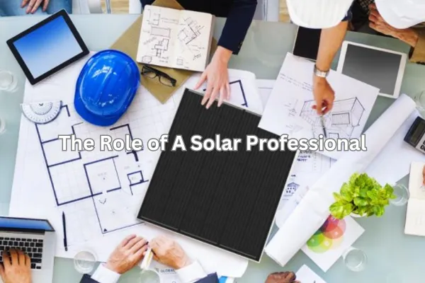 The Role of A Solar Professional