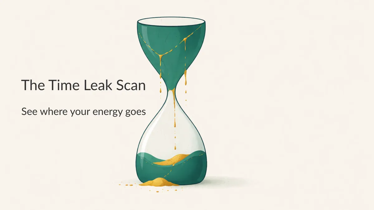 The Time Leak Scan: see where your energy goes