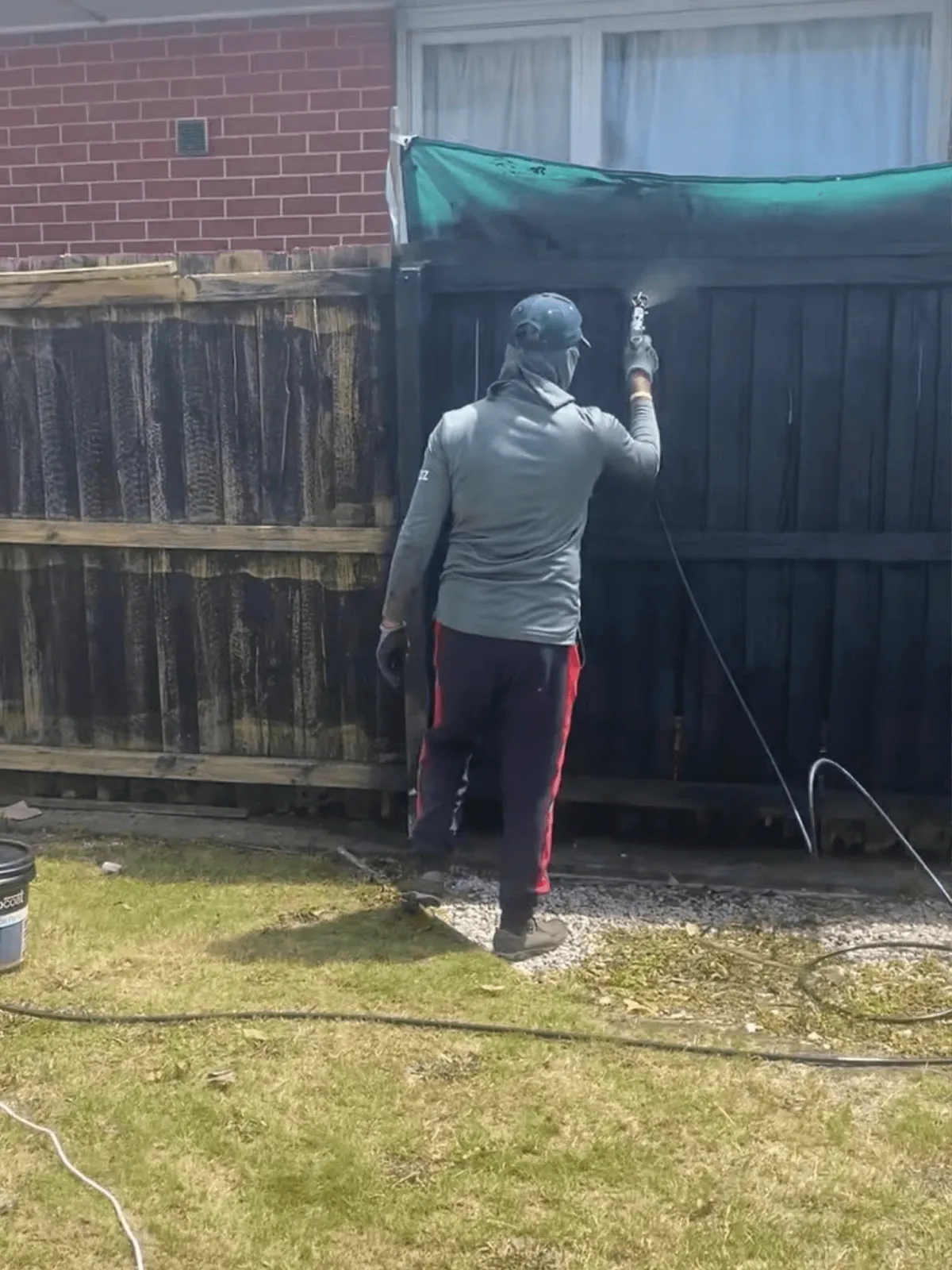 fence painting Christchurch exterior fence maintenance service