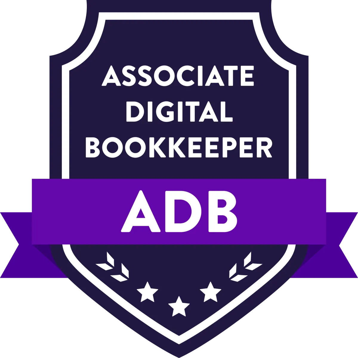 Associate Digital Bookkeeper certification badge Carol Holm Totally Sound Books