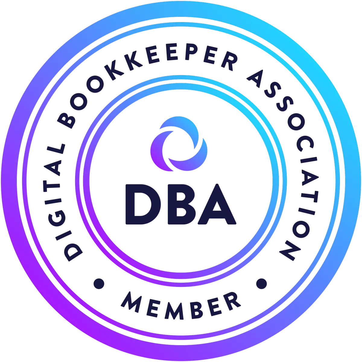 Digital Bookkeepers Association member badge Carol Holm Totally Sound Books