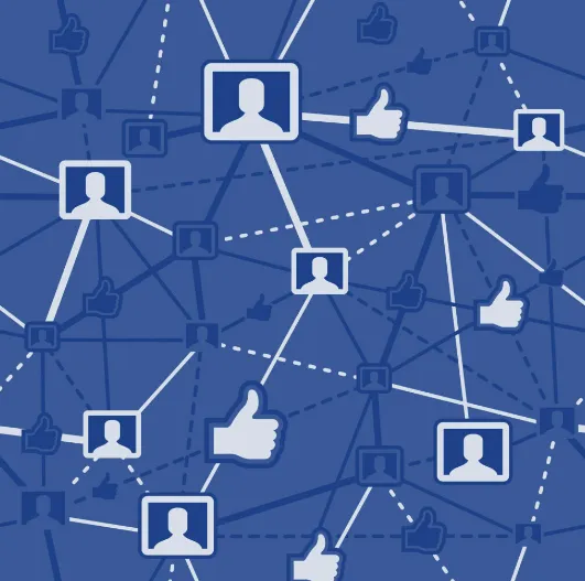 Digital representation of B2B social media connections