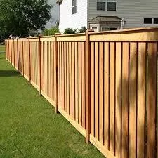 Residential Wooden Privacy Fence