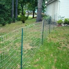 8f x 8ft Temporary Chain-link fence sectional standing upright with supports indicating movable and temporary