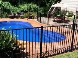 Pool Enclosure Fence Rockford IL